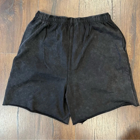 ee:some black drawstring vintage shorts SZ LG - Picture 4 of 4